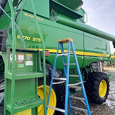 John-Deere-Combine-Cleaning-in-Central-Pennsylvania 0